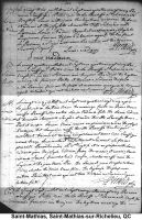 Acte de mariage - 1785 Acte de mariage - 1785