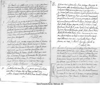 Acte de mariage - 1732