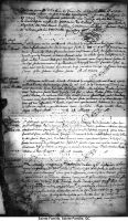 Acte de mariage - 1678